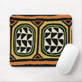 African Kuba Textile Design Mousepad (Mit Mouse)
