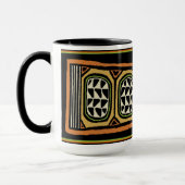 African Kuba Textile Design Tasse (Links)