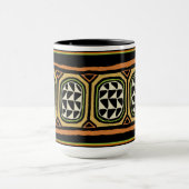 African Kuba Textile Design Tasse (Zentrum)