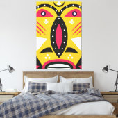 African Kuba Tribal Leinwanddruck (Insitu (Schlafzimmer))