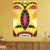 African Kuba Tribal Leinwanddruck (Insitu (Wohnzimmer))