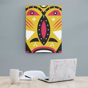 African Kuba Tribal Leinwanddruck