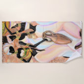 African Ladys Beach Tower Strandtuch (Vorderseite)