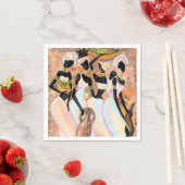 African Ladys Napkins Serviette (Beispiel)