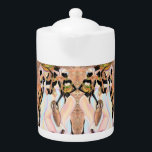 African Ladys Teapot - Kunstmalerei<br><div class="desc">Beautiful African Ladys Modern Art Malerei Wasserfarbe Afrika Frauen - Wählen / Fügen Sie Ihren einzigartigen Text / Name / Farbe - Make Your Special Gift - Neu vergrössern und verschieben oder entfernen und fügen Sie Elemente / Text mit Anpassungs-Tool ! Malerei und Design von MIGNED. Bitte schauen Sie sich...</div>