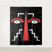 African Ligbi Wandteppich (Vorderseite)