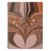 African Light Blond Kaleidoscope Art Print Design Notizblock (Vorderseite)