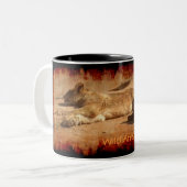African Lion and Hyena Wildlife Tasse (Vorderseite Links)