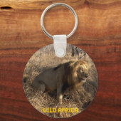 AFRICAN LION Big Five Cat Wildlife Schlüsselanhäng Schlüsselanhänger (Vorderseite)