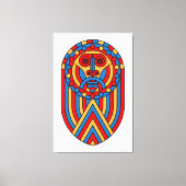 African Lion Mask Leinwanddruck (Vorderseite)