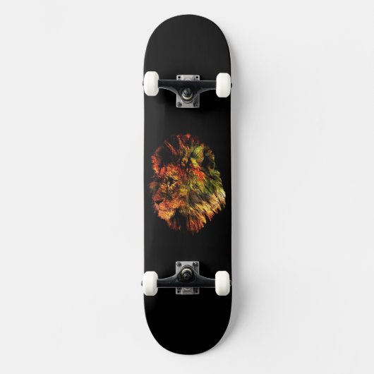 African Lion Skateboard (Vorderseite)