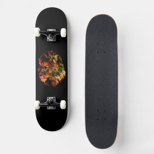 African Lion Skateboard (Vorderseite)