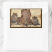 AFRICAN LIONS Big Five Map of Africa Stickers (Tasche)