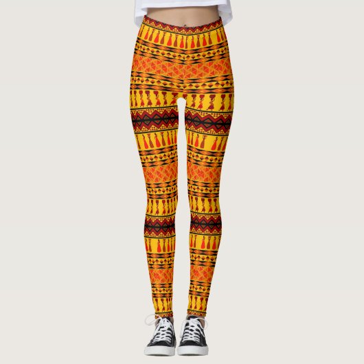 African Love - Power Yoga Leggings (Vorderseite)