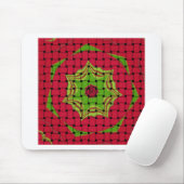 African Lovely Woven Red Design Mousepad (Mit Mouse)