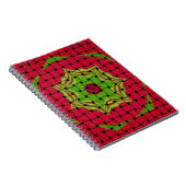 African Lovely Woven Red Design Notizblock (Rechte Seite)