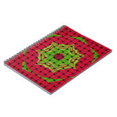 African Lovely Woven Red Design Notizblock (Linke Seite)
