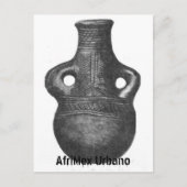 African Luba Pottery Series Postkarte (Vorderseite)