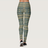African Mali Pattern Leggings (Rückseite)