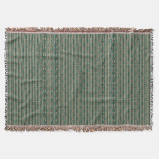 African Mali Pattern Throw Blanket III Decke (Vorderseite)