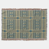 African Mali Pattern Throw Blanket VI Decke (Vorderseite)