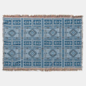 African Mali Pattern Throw Blanket X Decke (Vorderseite)