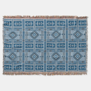 African Mali Pattern Throw Blanket X Decke