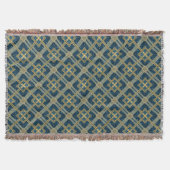 African Mali Pattern Throw Blanket XI Decke (Vorderseite)
