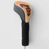 African Map Art Design Golf Head Cover Headcover (angewinkelt)