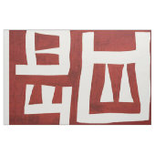 African Map Large Scale Abstrakt Tribal Fabric Stoff (Fat Quarter (45,7 x 55,9 cm))