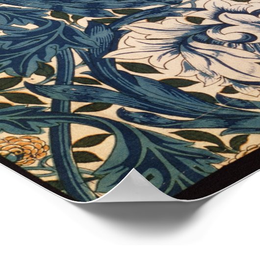 African Marigold' Design, 1876 Poster (Ecke)