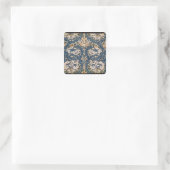 African Marigold' Design, 1876 Quadratischer Aufkleber (Tasche)