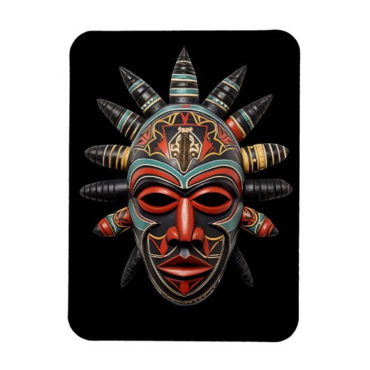 African Mask Magnet (Vertikal)