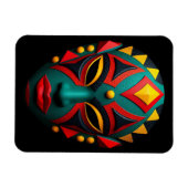 African Mask Magnet (Horizontal)