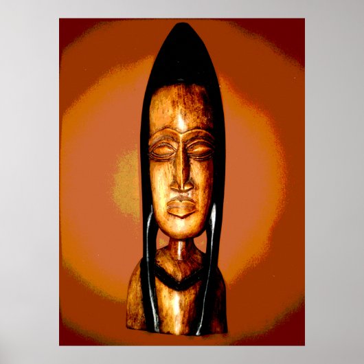 AFRICAN MASK POSTER (Vorne)