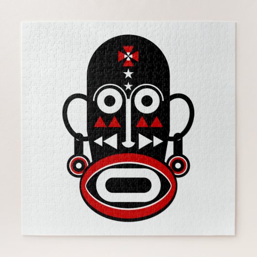 African Mask Puzzle (Vertikal)