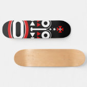 African Mask Skateboard (Horizontal)