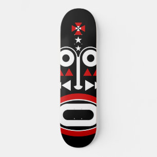 African Mask Skateboard