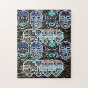 African Masks V1 Puzzle