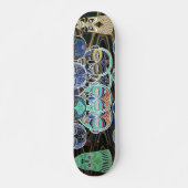 African Masks V1 Skateboard (Vorne)
