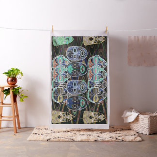 African Masks V1 Stoff