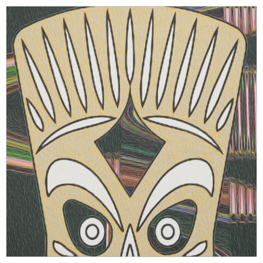 African Masks V1 Stoff (Muster)