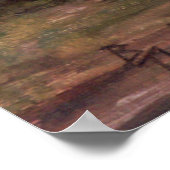 African Moon Poster Print (Ecke)