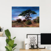 African Moon Poster Print (Heimbüro)