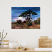 African Moon Poster Print (Küche)