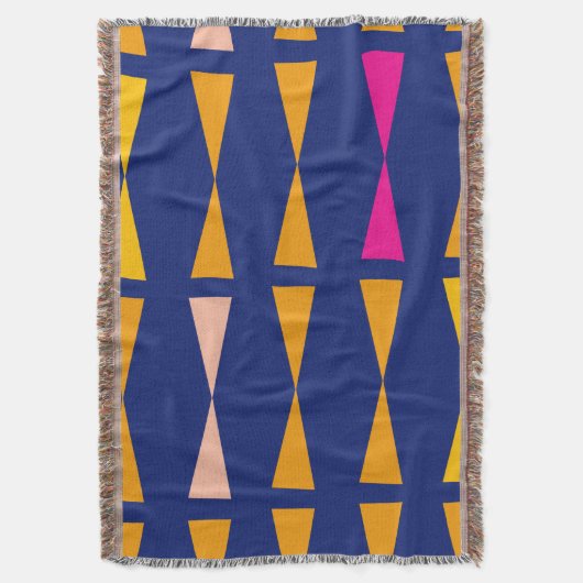 African Motif Geometric Summer Modern Minimalistis Decke (Vorderseite Vertikal)