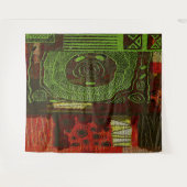 African Motif Print Wandteppich (Vorderseite (Horizontal))