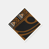 African Mud Cloud Bogolan Designer Paper Napkins Serviette (Ecke)