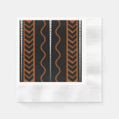 African Mud Cloud Design Napkins Serviette (Vorderseite)