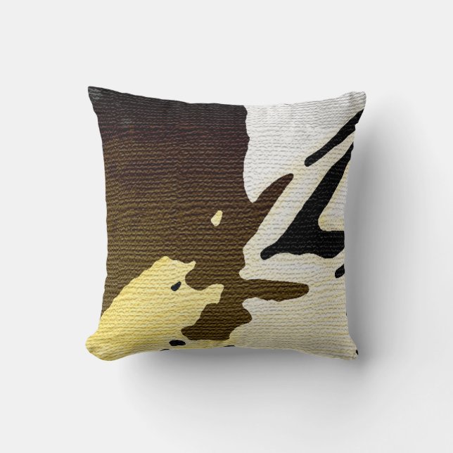 African Mud Cloud Urban Print Kissen (Vorderseite)